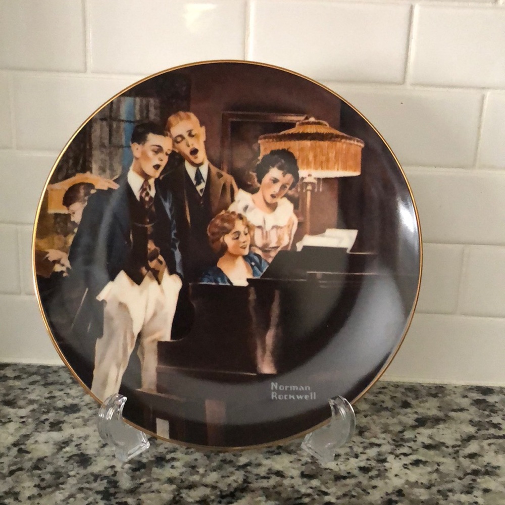 Norman Rockwell Plate